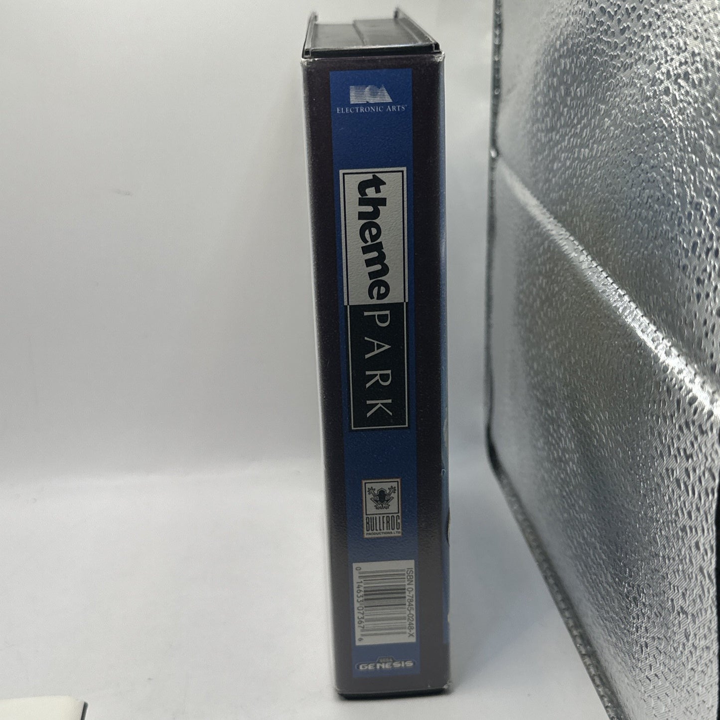 Theme Park • SEGA Genesis Game + Manual (1995) Complete CIB Boxed • Bullfrog EA