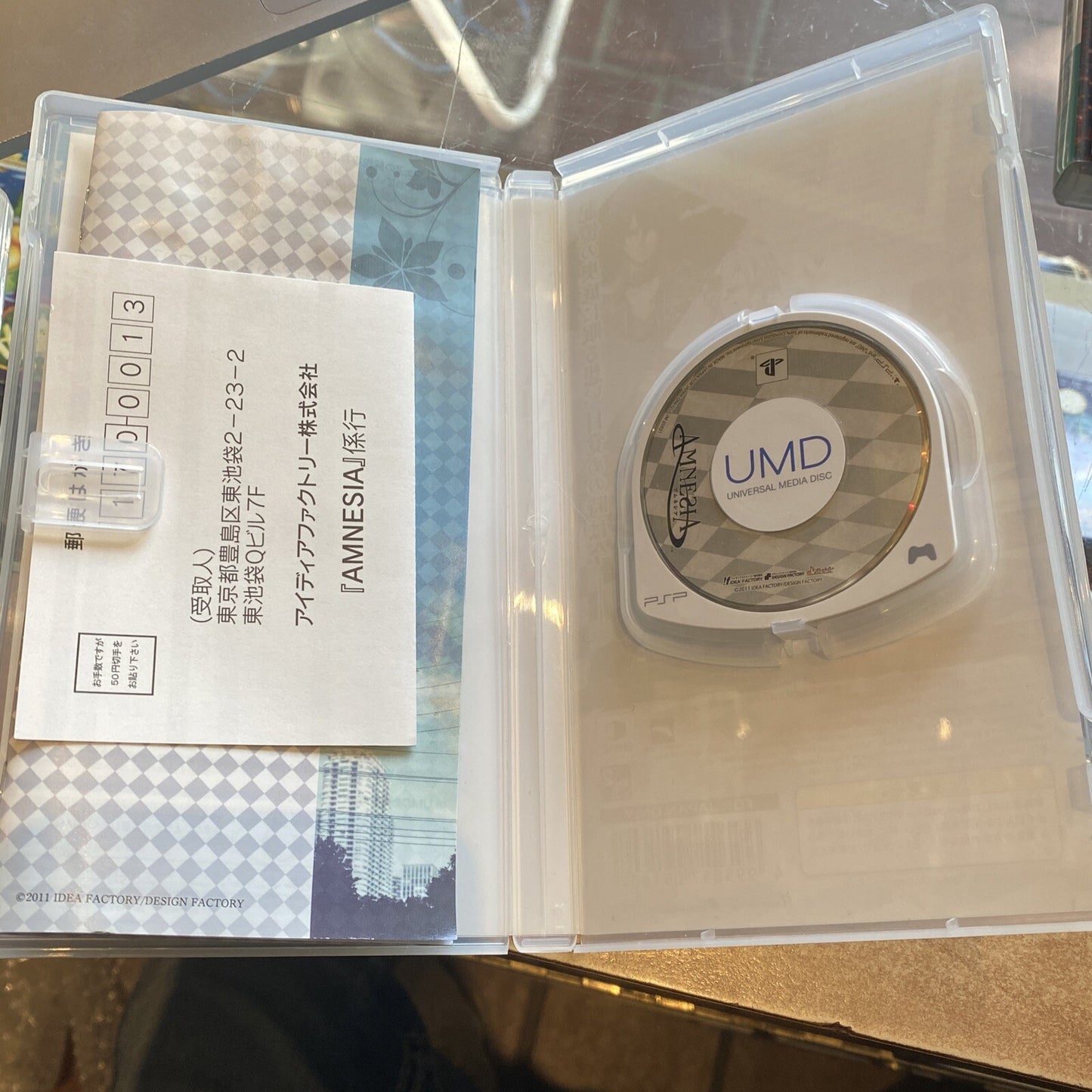 AMNESIA Sony PSP Game • Playstation Portable Dating Sim Games • Japanese