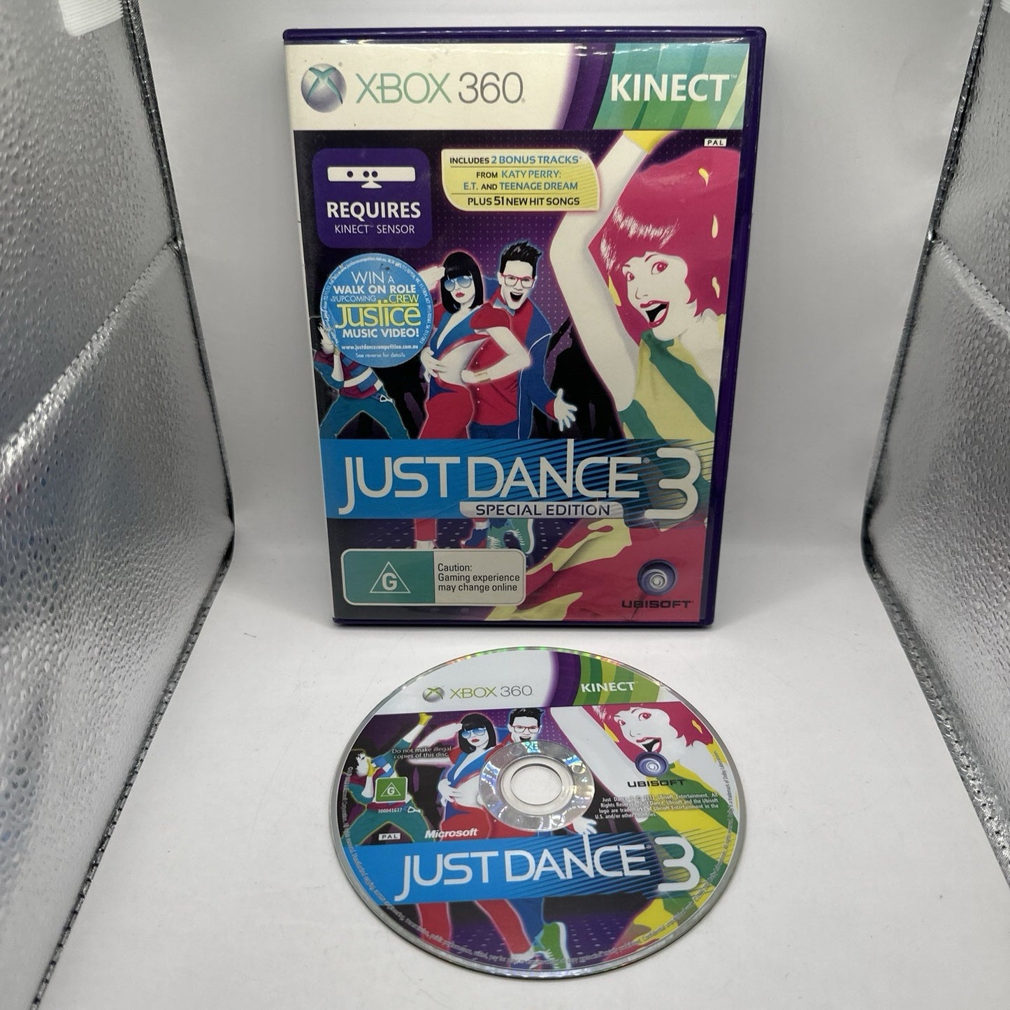 Just Dance 3: Special Edition • Xbox 360 Kinect Game + Manual PAL (2011) Dancing