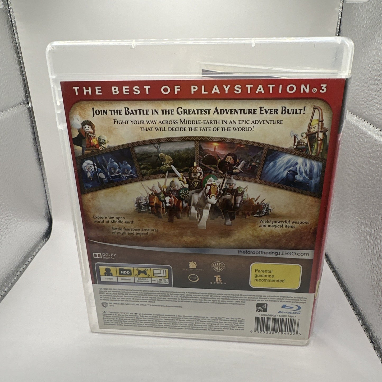 LEGO Lord of the Rings • PlayStation 3 PS3 Game + Manual (2012) AUS Complete CIB