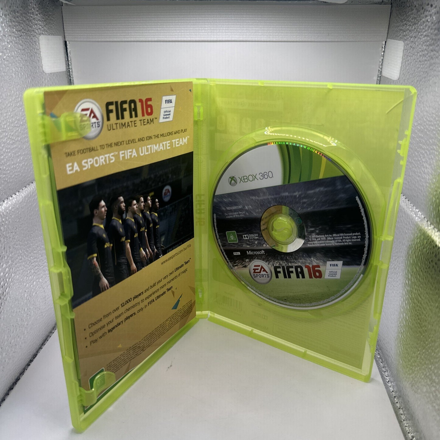 FIFA 16 • Xbox 360 Game (PAL AUS) EA Sports Soccer 2016 Football • Complete CIB