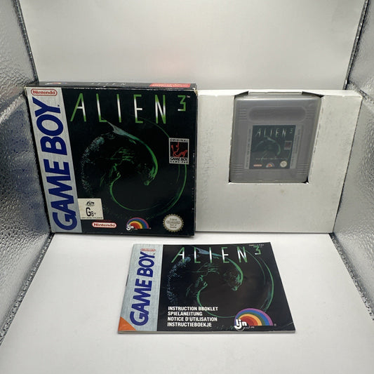 Alien 3 • Nintendo GameBoy Game + Manual & Box (1993) Boxed • Complete CIB • LJN