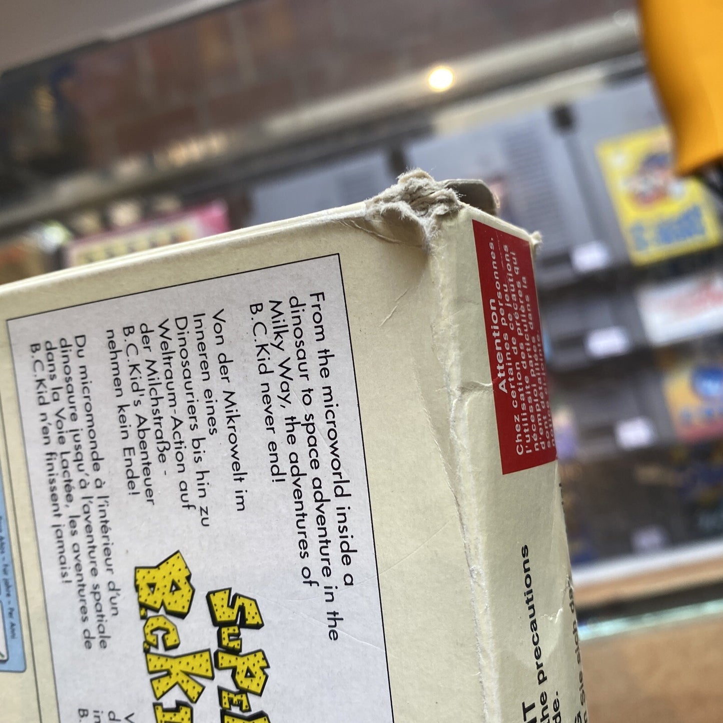 Super BC Kid Super Nintendo Game Boxed (1994) Cart + Box SNES B.C. Kid Bonk PAL