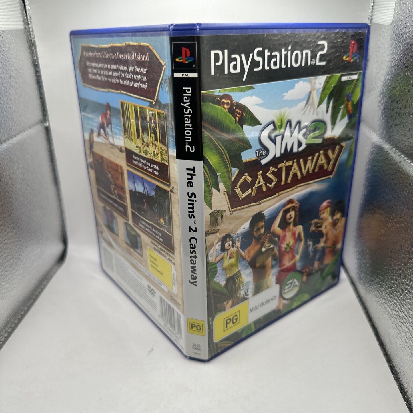 The Sims 2: Castaway • Playstation 2 PS2 + Manual (2007) PAL AUS • Complete CIB