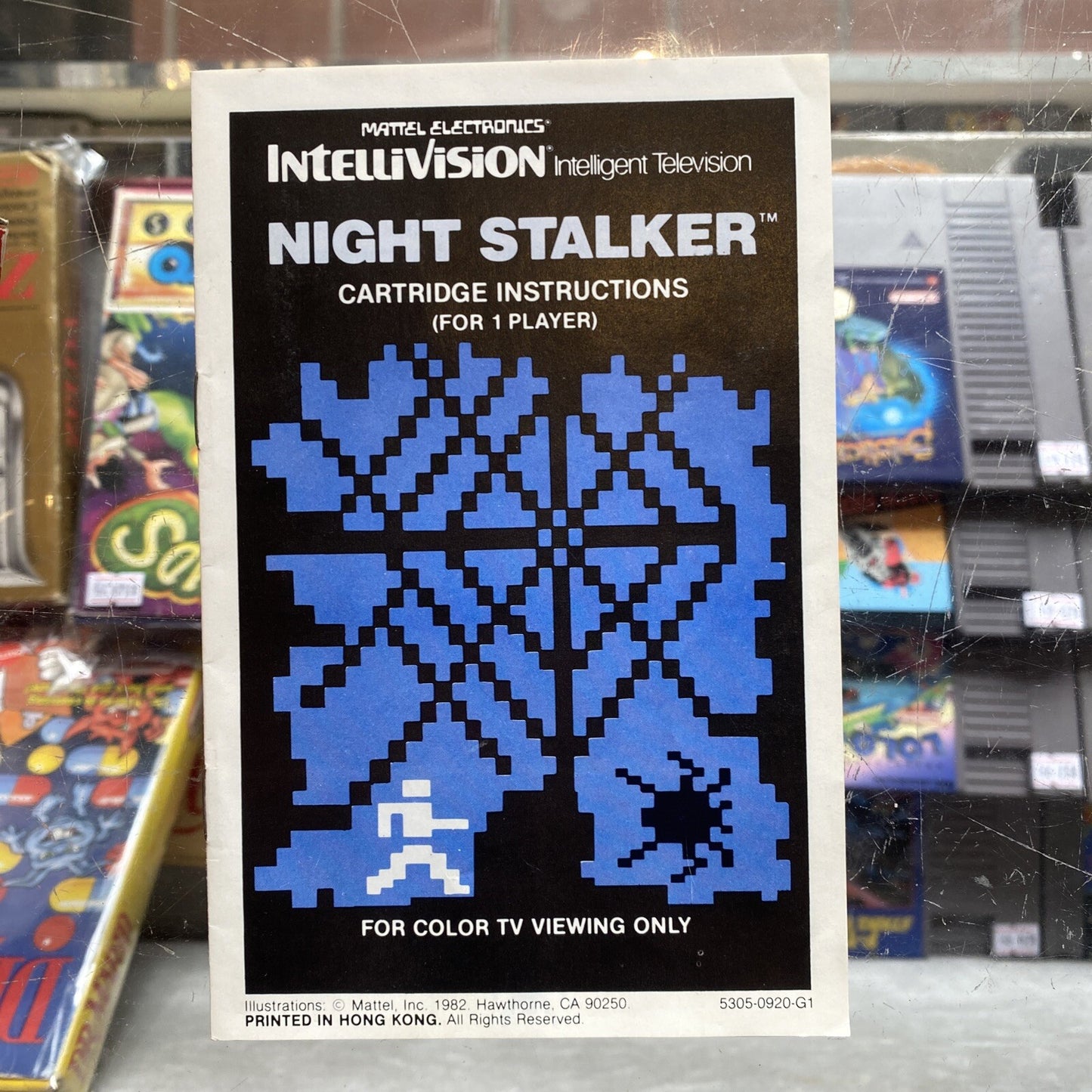 Night Stalker Intellivision Game In Box (1982) Complete Boxed W/ Overlays