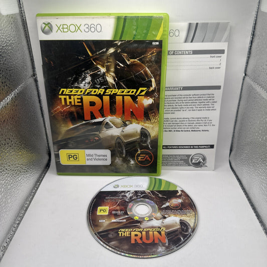 Need For Speed: The Run • Xbox 360 Game (2011) PAL AUS • Car Racing NFS