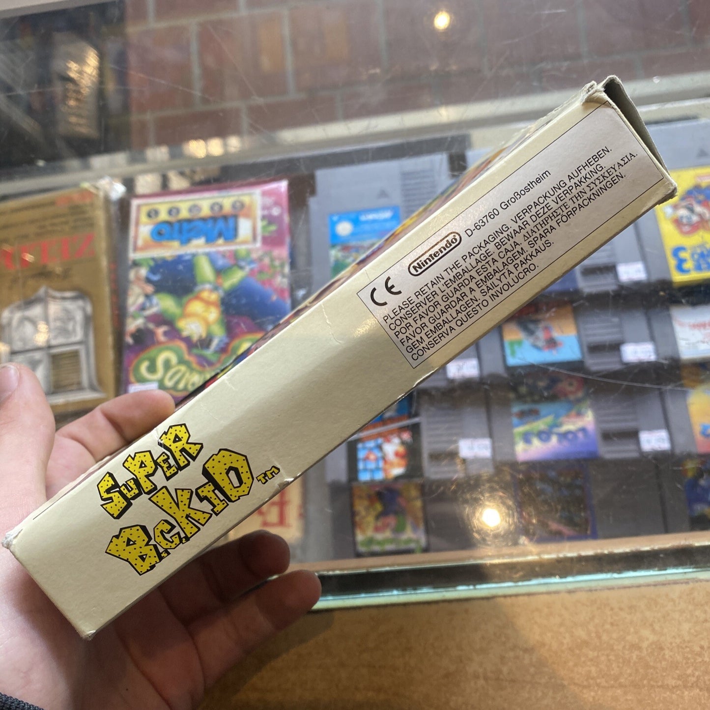 Super BC Kid Super Nintendo Game Boxed (1994) Cart + Box SNES B.C. Kid Bonk PAL