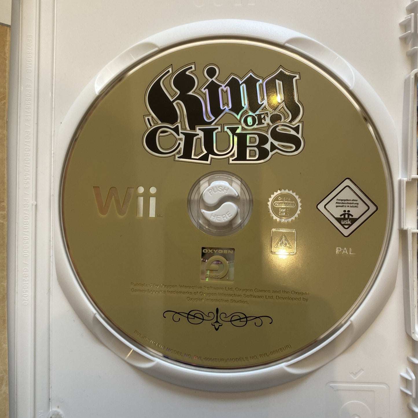 King Of Clubs Nintendo Wii Game + Manual PAL • Golf Wii Games • Oxygen Games