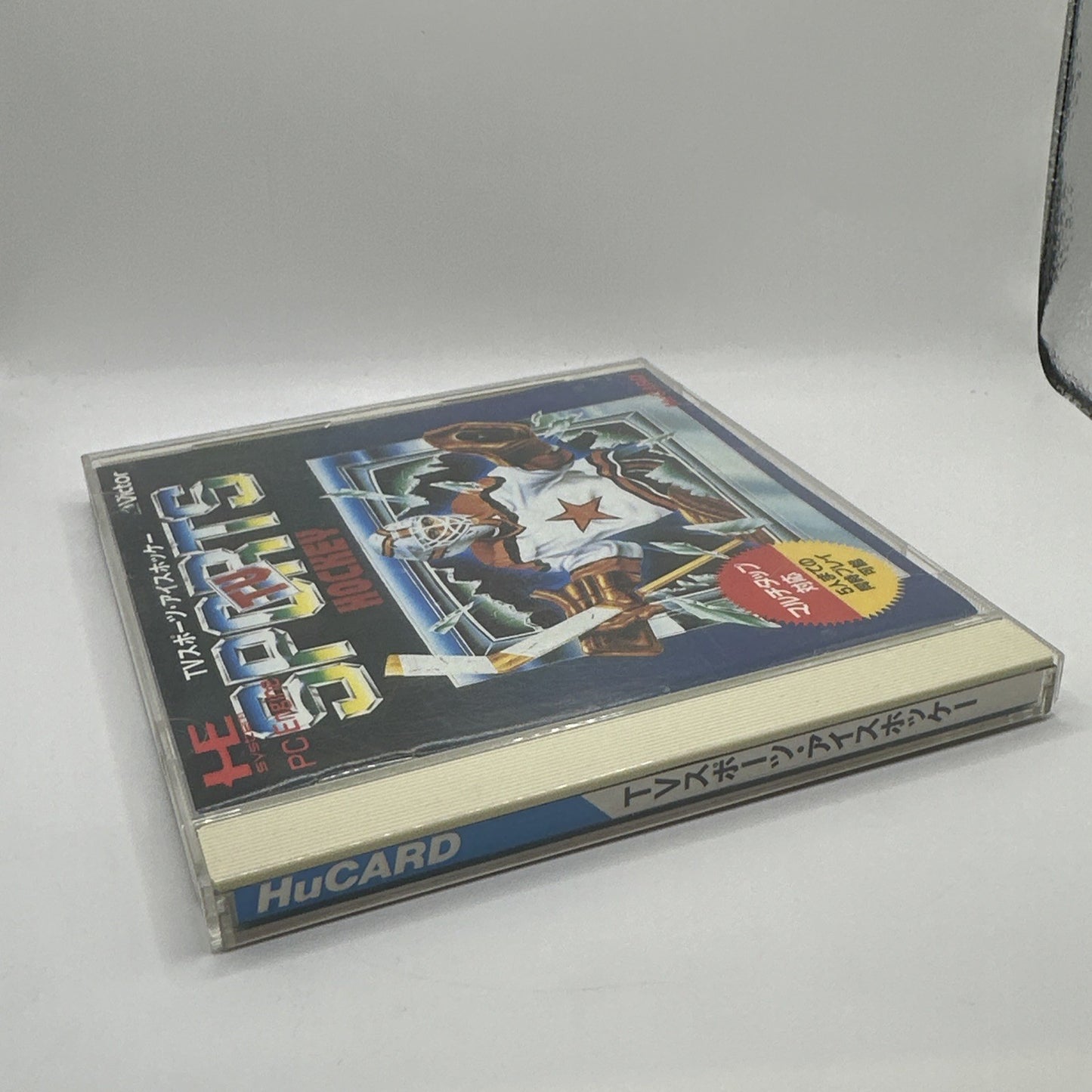 TV SPORTS HOCKEY • PC Engine Game + Manual (1993) Complete • Ice Hockey Hucard