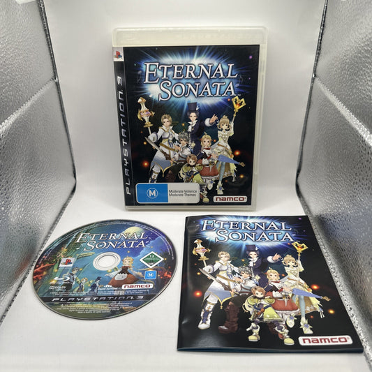 Eternal Sonata • PlayStation 3 PS3 Game + Manual (2009) Australian Release • AUS