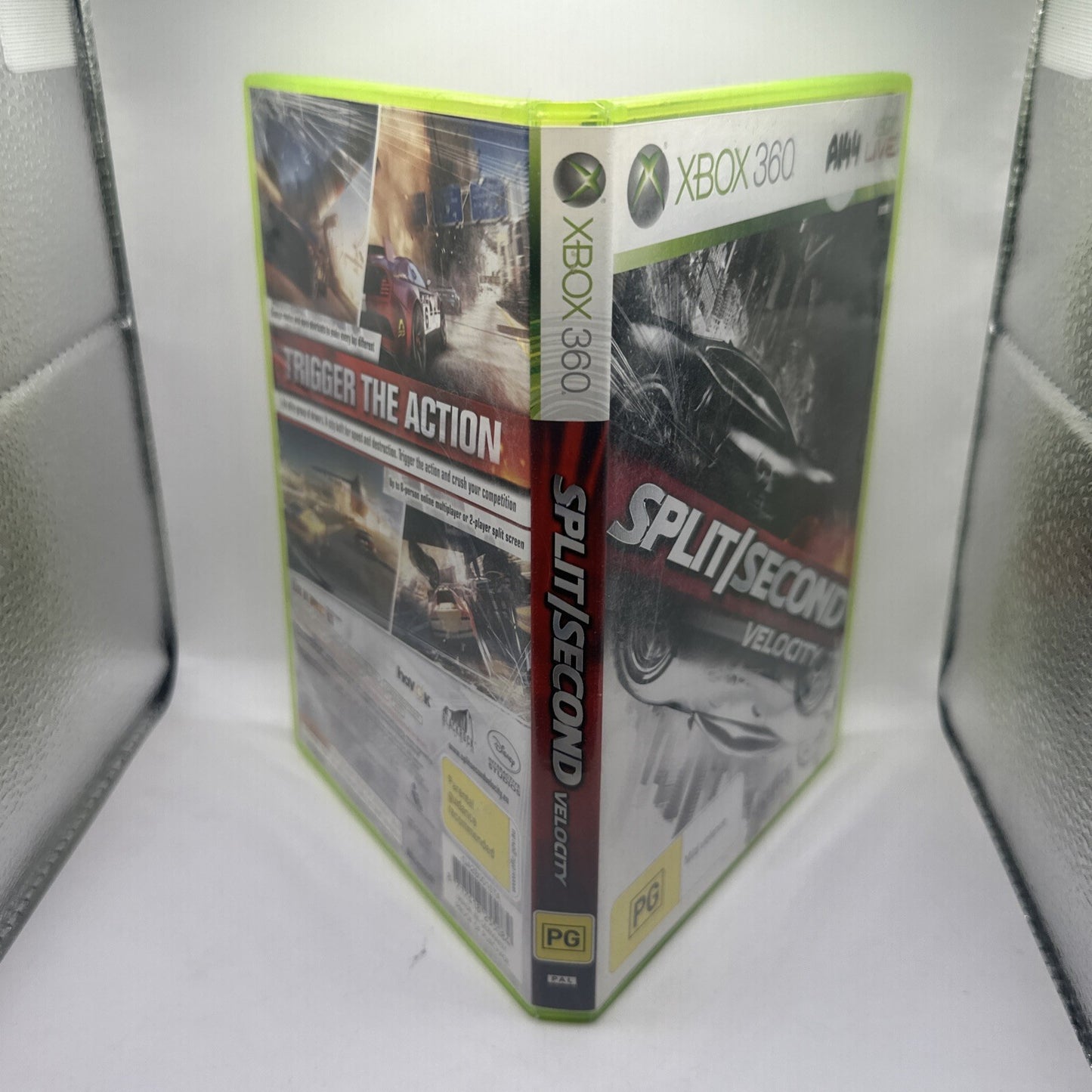 Split/Second Velocity • Xbox 360 Game + Manual (2010) PAL AUS Disney • Ex-Rental