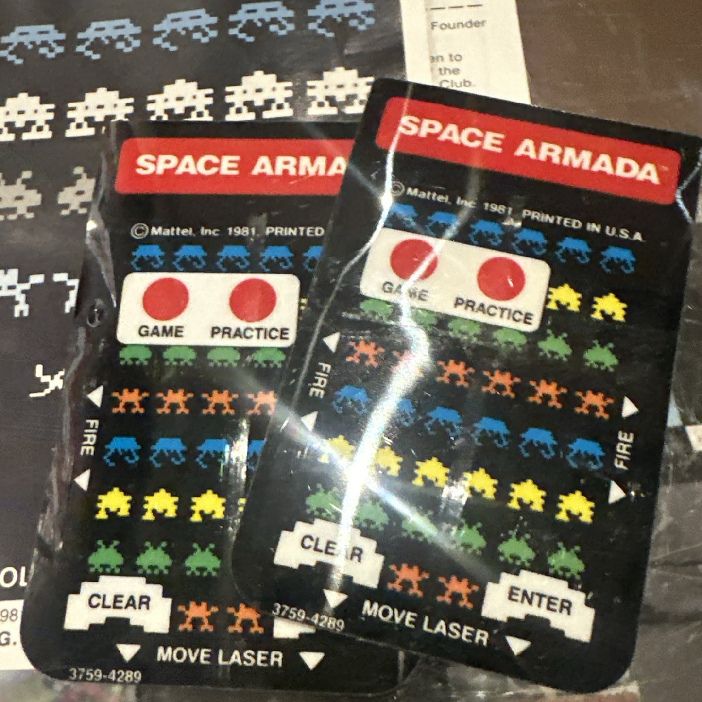 Space Armada • Mattel Intellivision Game + Manual (1981) Complete In Box Boxed