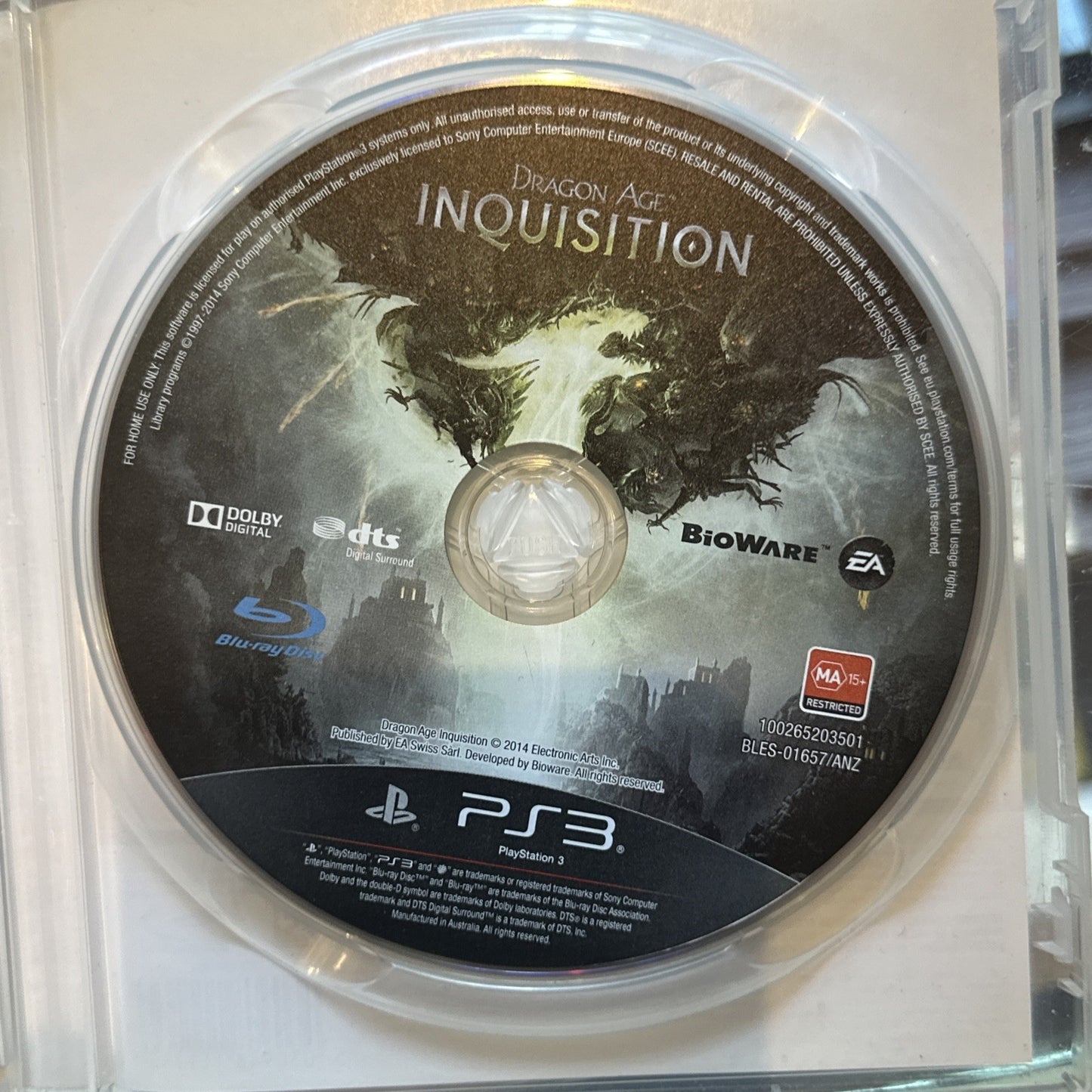 Dragon Age: Inquisition • Sony Playstation 3 PS3 Game (2014) AUS