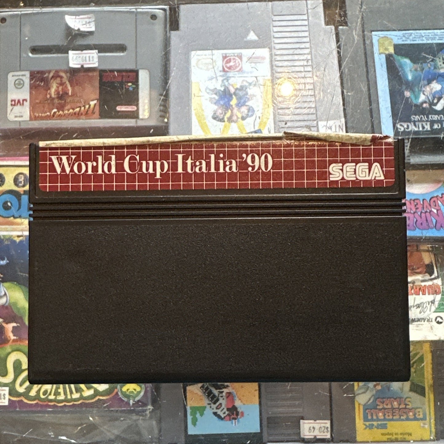 World Cup Italia ‘90 • SEGA Master System Game (1990) PAL • Soccer Football