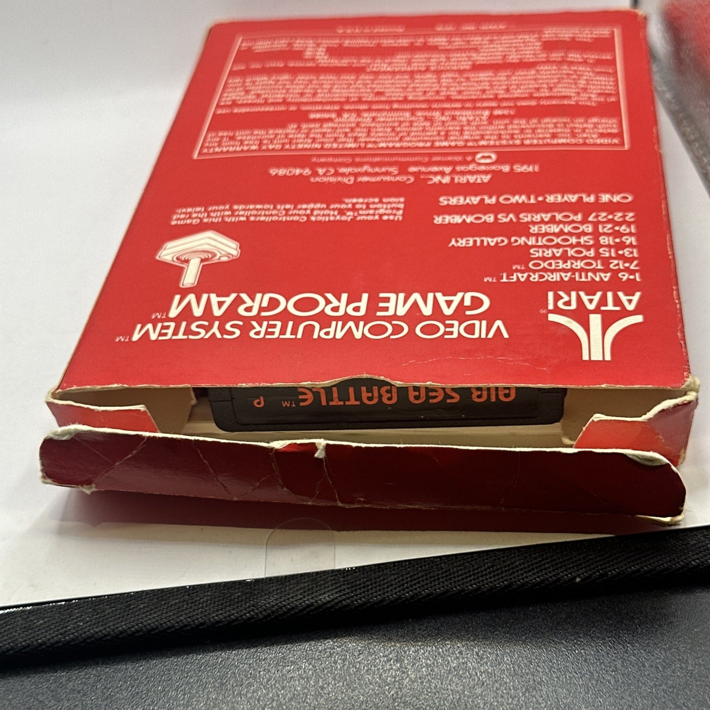 Air-Sea Battle • Atari 2600 Game In Box + Manual (1978) Boxed Complete CIB