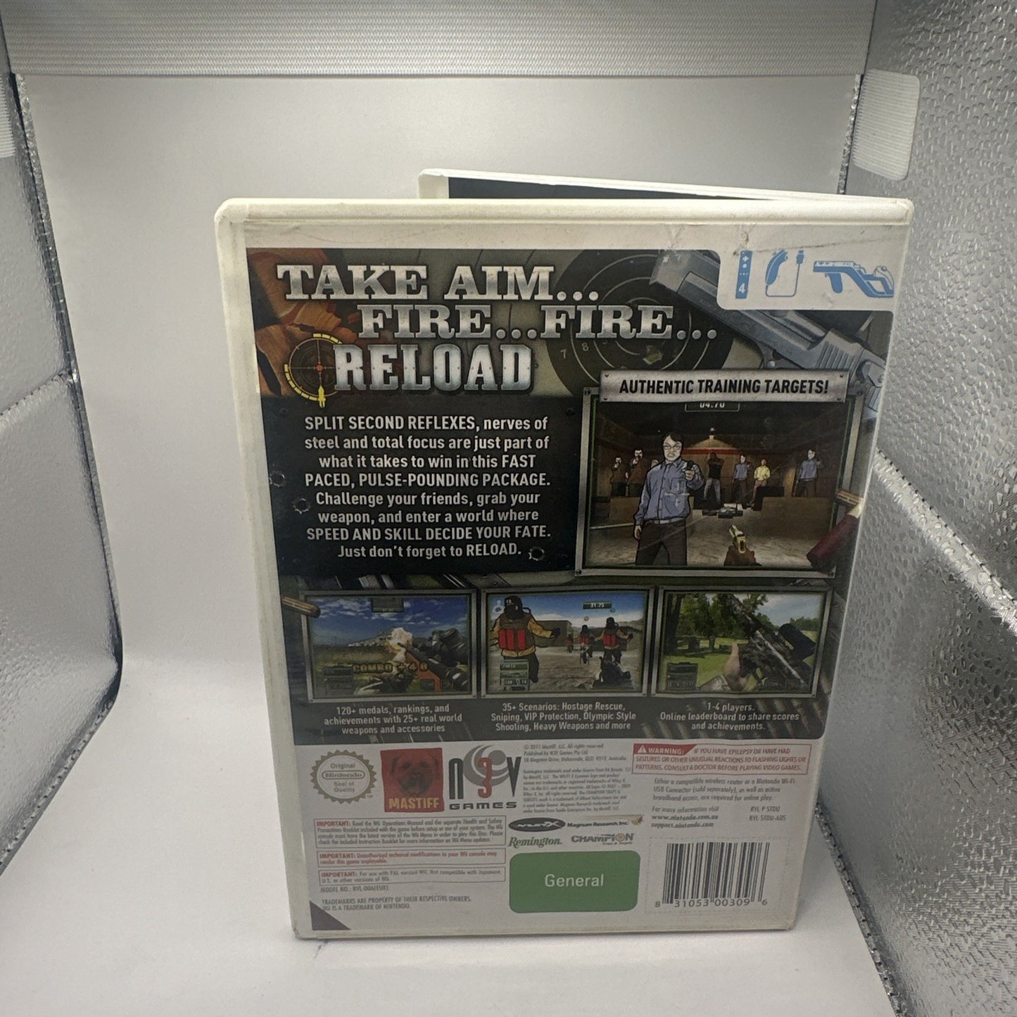 Reload • Nintendo Wii Game + Manual (2009) PAL AUS • Complete CIB • Shooter