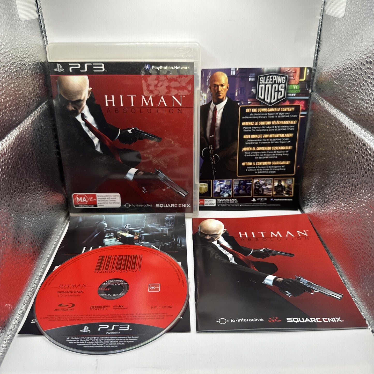 Hitman: Absolution • PlayStation 3 PS3 Game + Manual (2012) Complete CIB • AUS