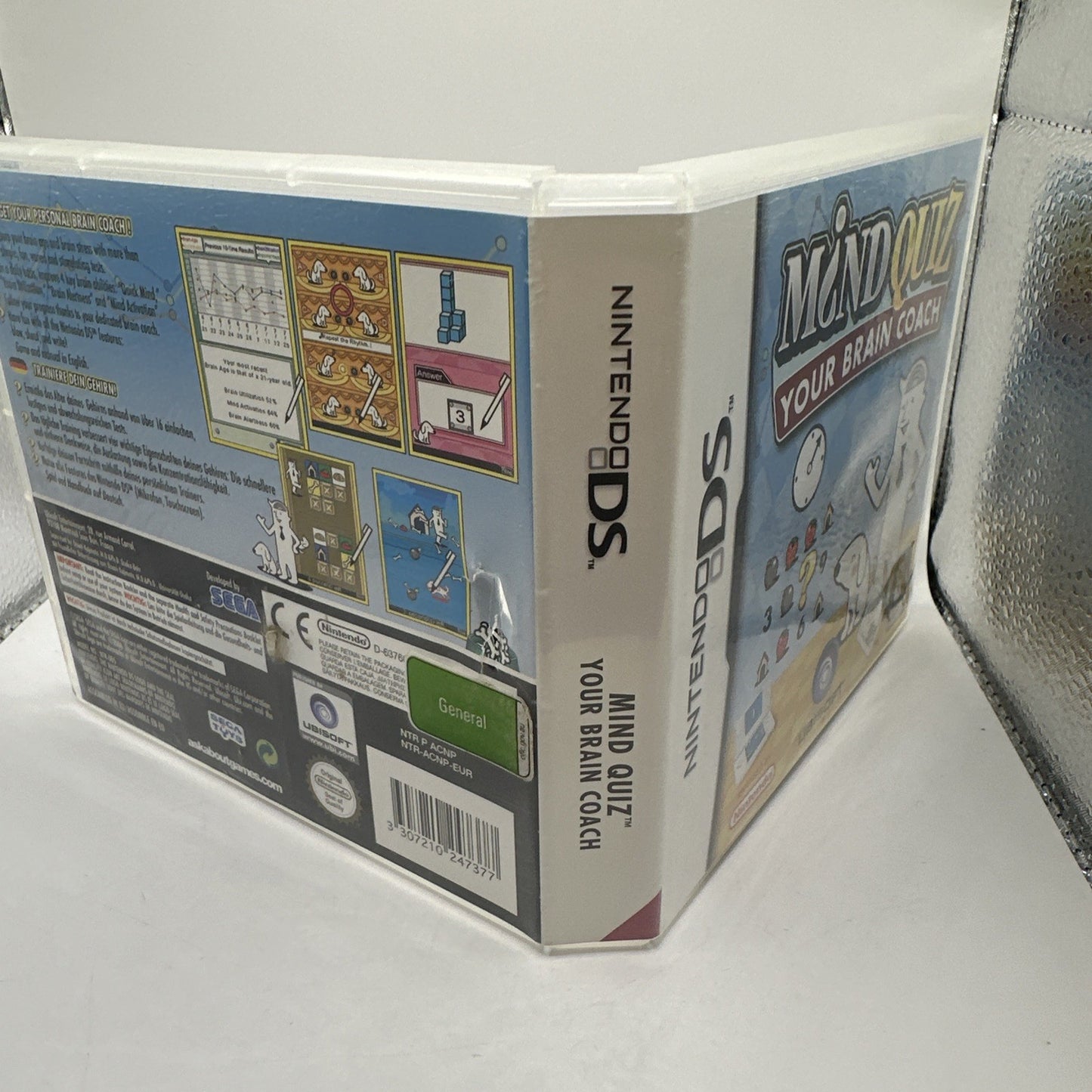 Mind Quiz: Your Brain Coach • Nintendo DS Game + Manual (2006) Complete CIB