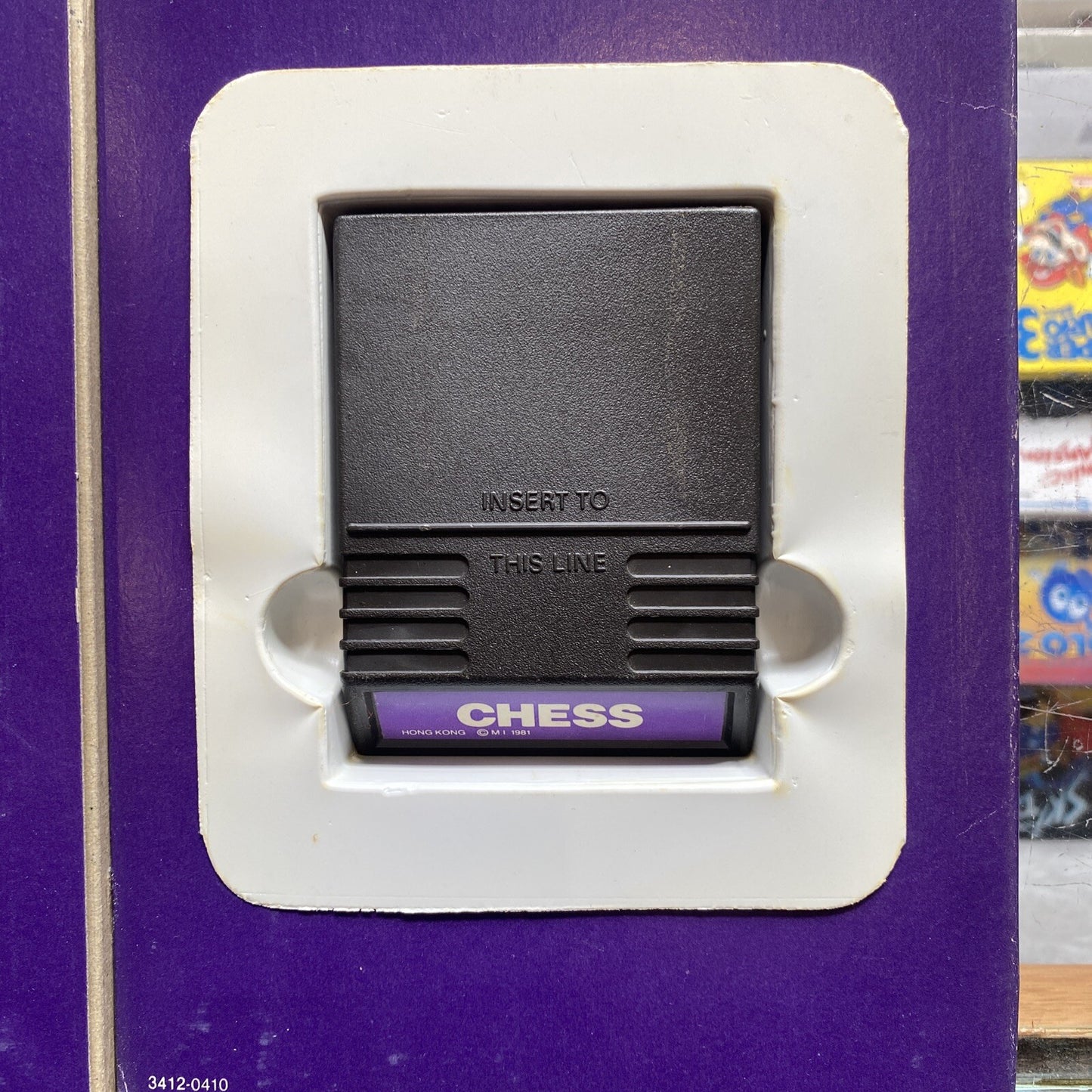 USCF Chess Intellivision Game In Box (1982) Only 1 Overlay Included • BOXED