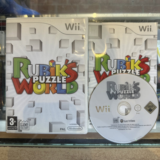 Rubik’s Puzzle World • Nintendo Wii Game (2008) PAL