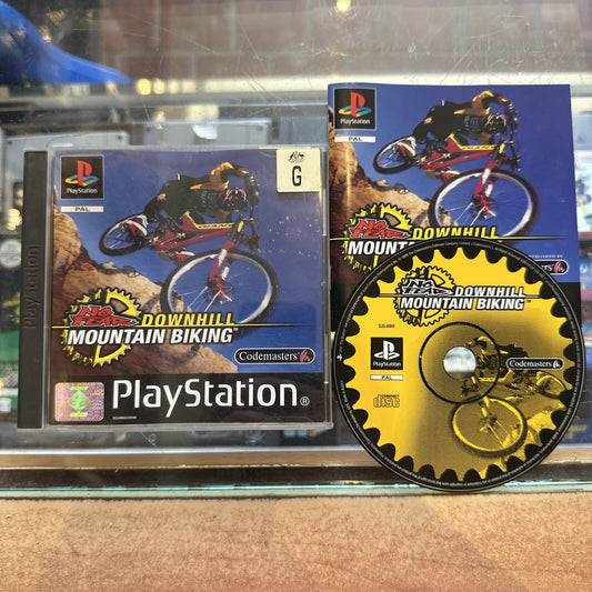 No Fear: Downhill Mountain Biking • PlayStation 1 PS1 Game + Manual (1999) PAL
