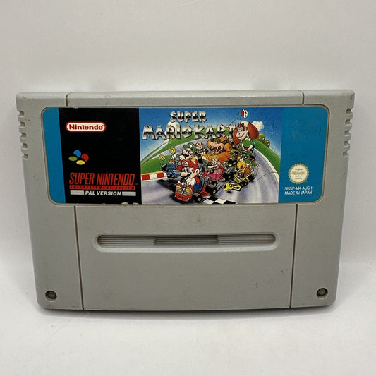 Super Mario Kart • Super Nintendo SNES Game (1992) PAL AUS • Cartridge Only