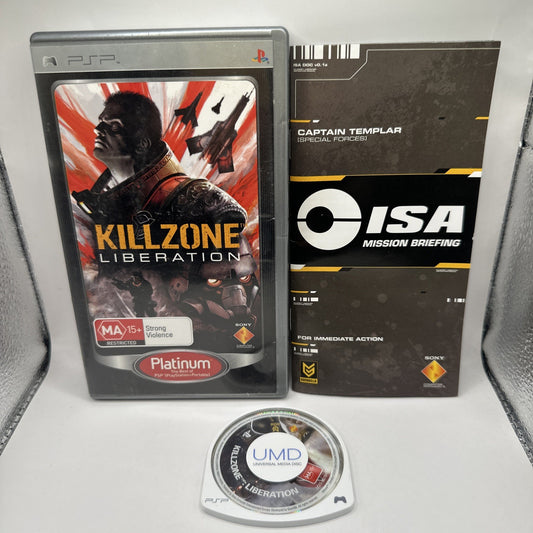 Killzone: Liberation • PlayStation Portable PSP Game + Manual (2006) Complete