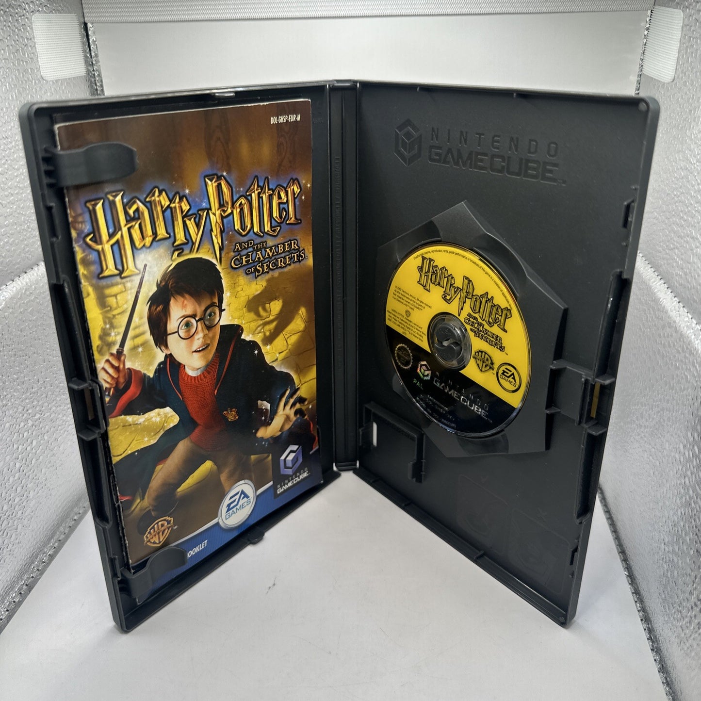 Harry Potter and the Chamber of Secrets • Nintendo GameCube Game + Manual • PAL