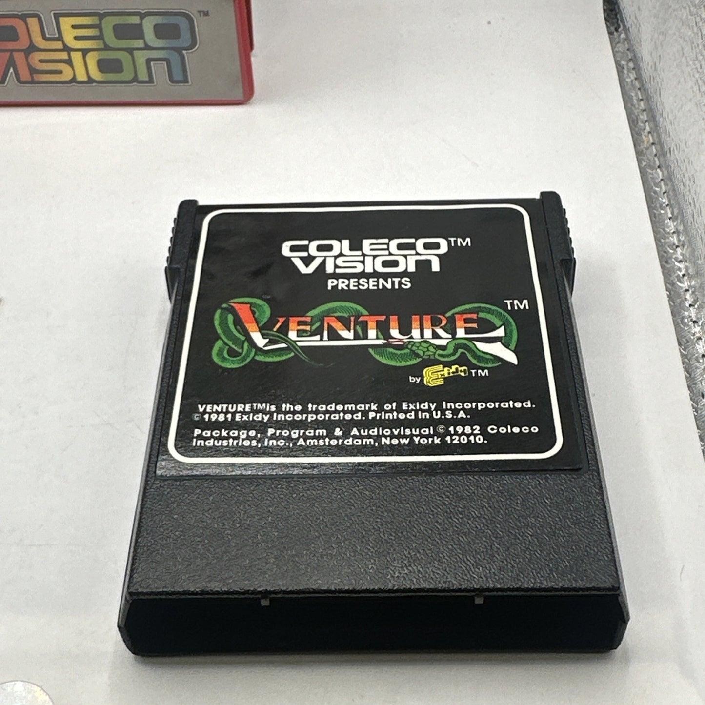 Venture • ColecoVision Game In Box + Manual (1982) Australian PAL • Coleco Boxed
