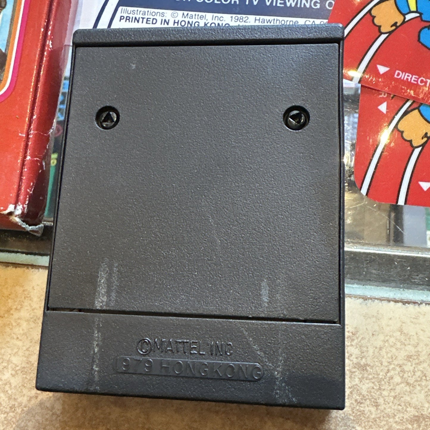 Lock N Chase • Mattel Intellivision Game In Box + Manual & Overlays (1982) Boxed