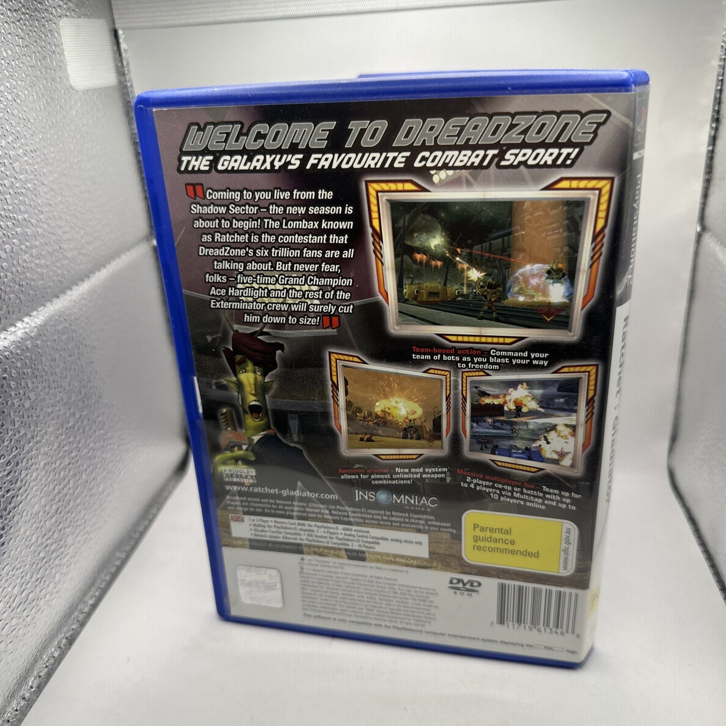 Ratchet: Gladiator • PlayStation 2 PS2 Game + Manual (2005) PAL AUS Black Label