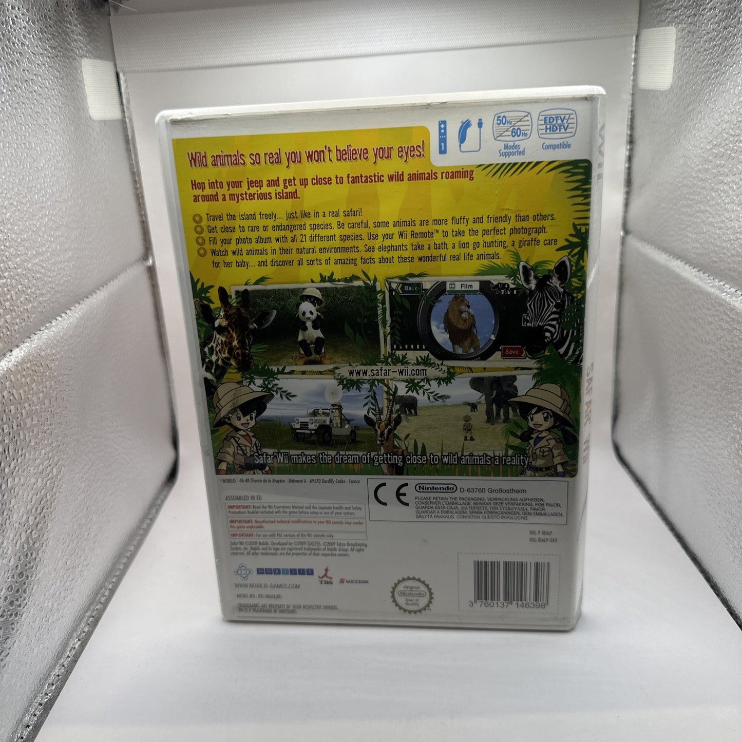 Safar'Wii • Nintendo Wii Game + Manual (2009) PAL • Complete CIB • Safari