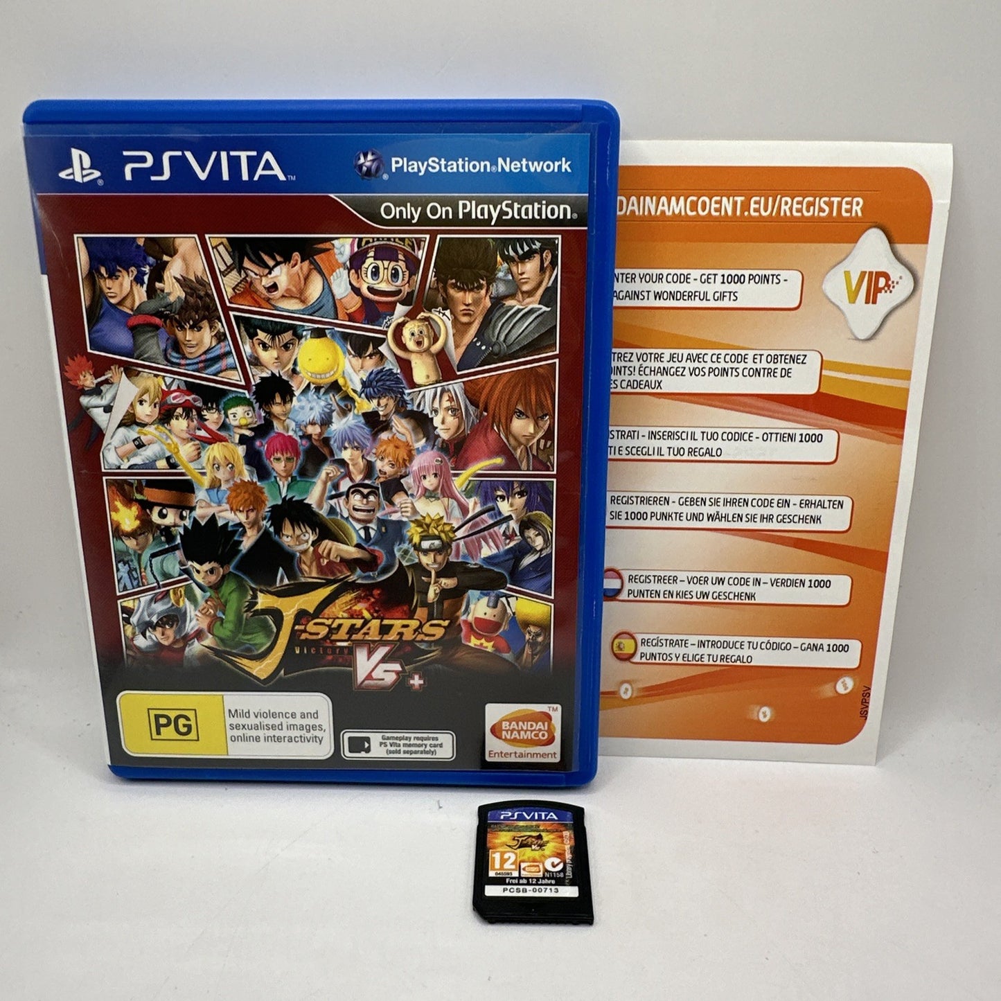 J-Stars Victory VS+ • PS Vita PlayStation Game (2015) Australia Release • Bandai