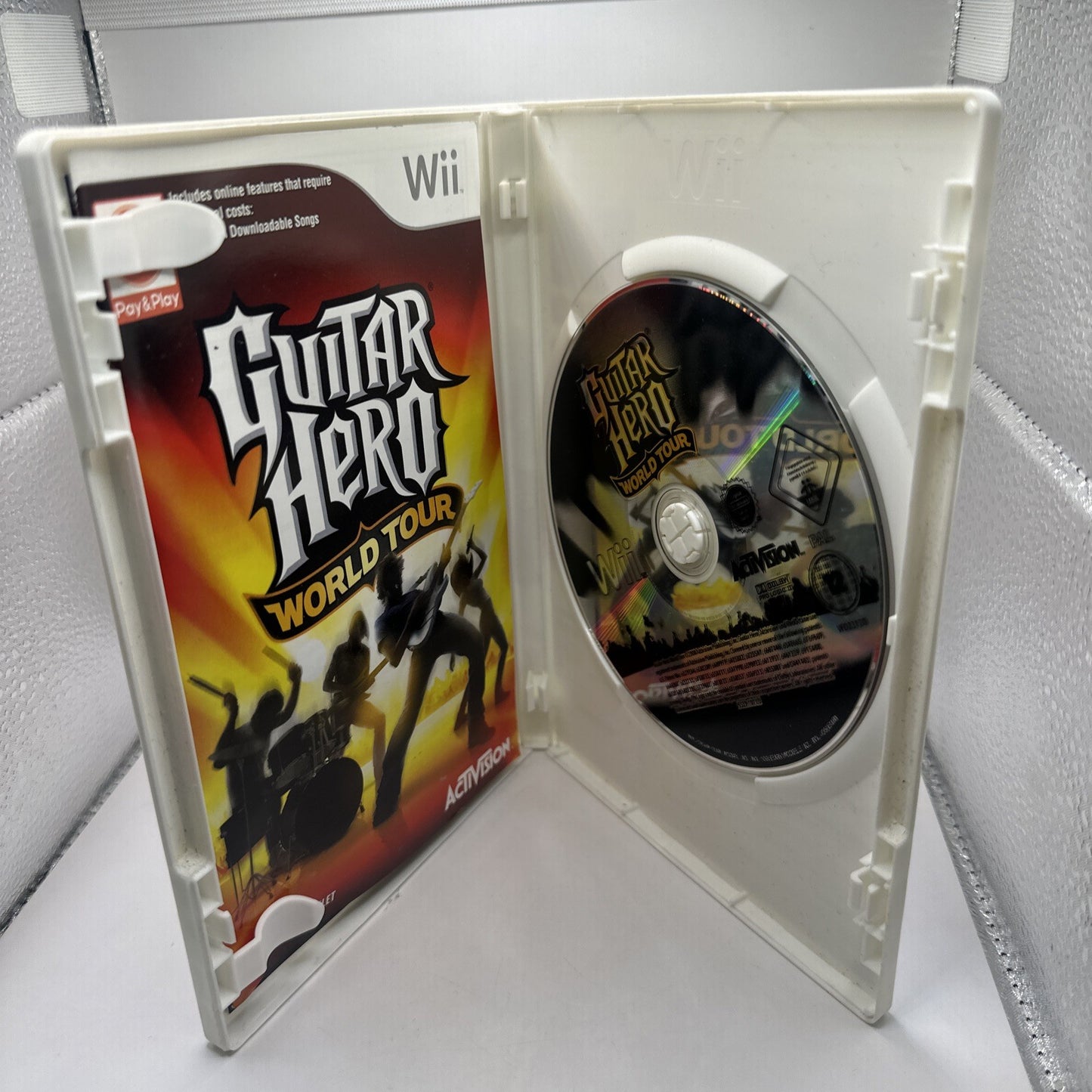 Guitar Hero: World Tour • Nintendo Wii Game + Manual (2008) PAL AUS • Complete