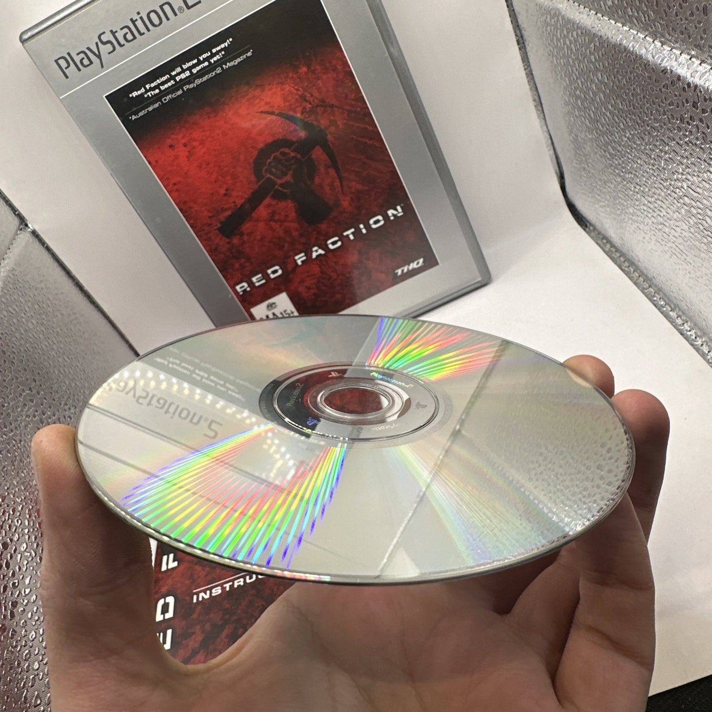 Red Faction • PlayStation 2 PS2 Game + Manual (2001) PAL AUS Complete CIB • THQ