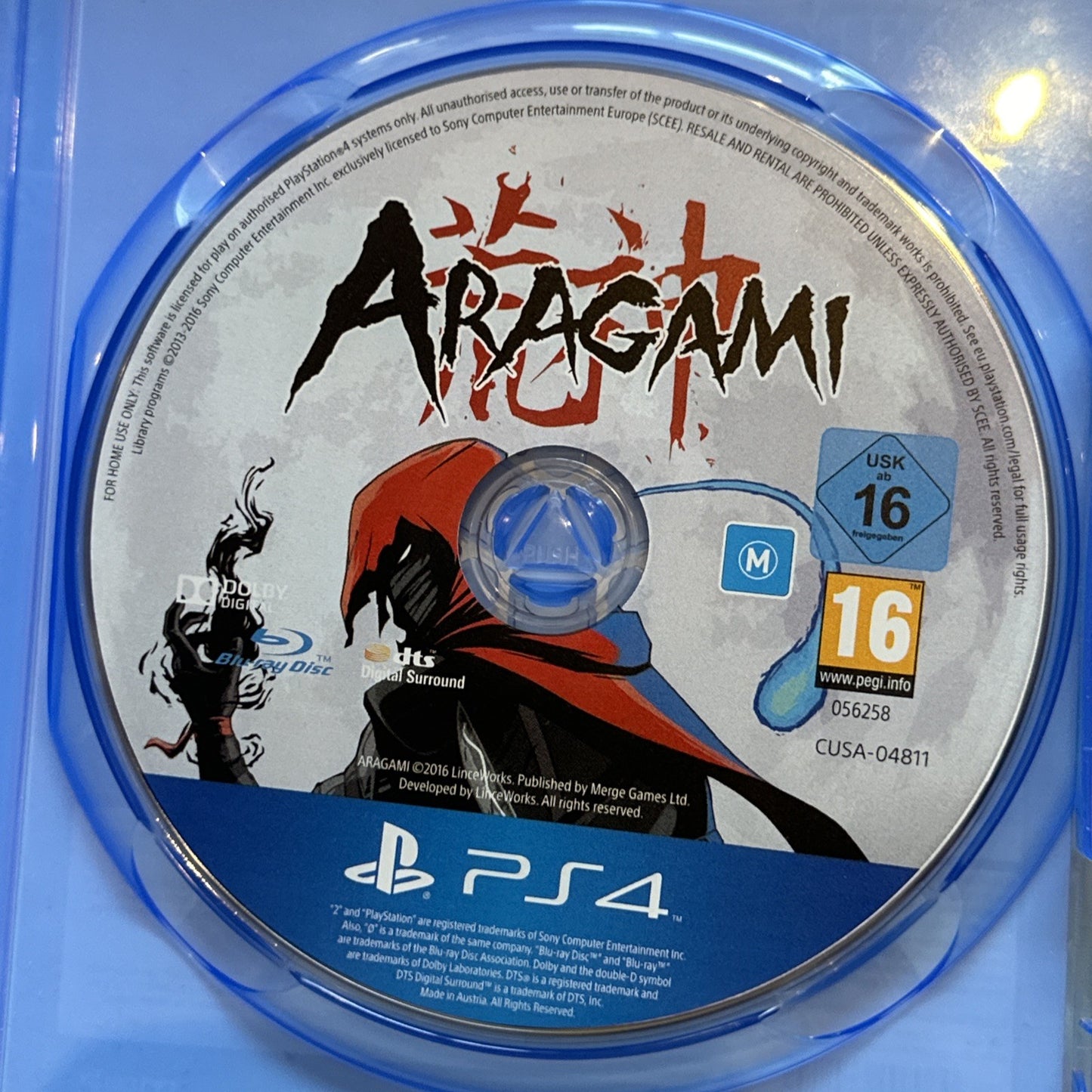 Aragami • Sony PlayStation 4 PS4 Game (2016) AUS