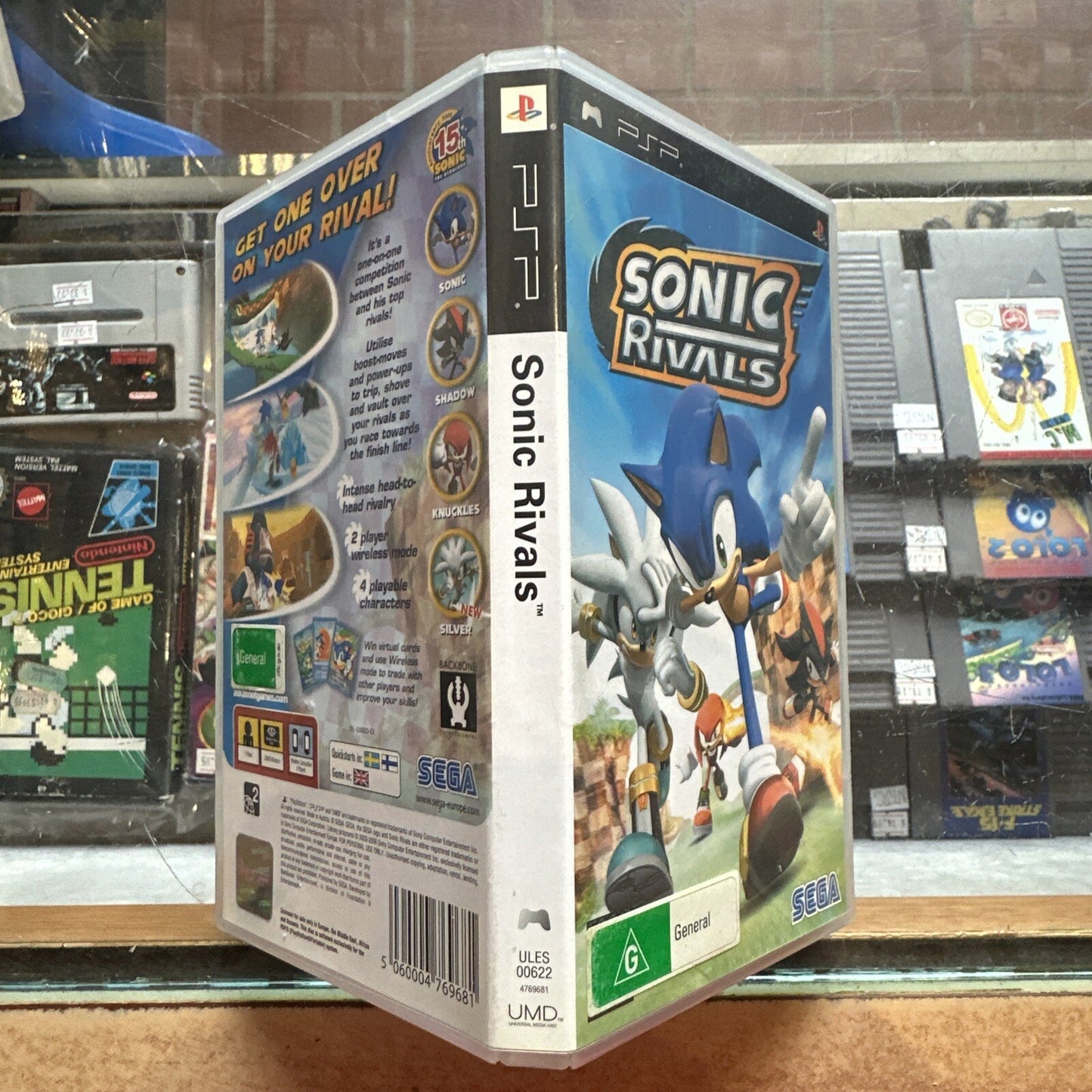 Sonic Rivals • Sony PSP Playstation Portable Game + Manual (2006) SEGA • CIB