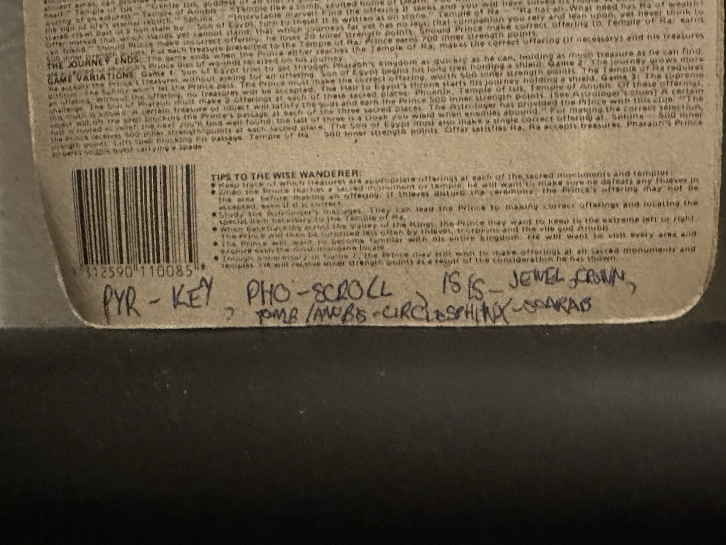 Riddle of The Sphinx • Atari 2600 (1982) IMagic HES Game + Original Packaging AU