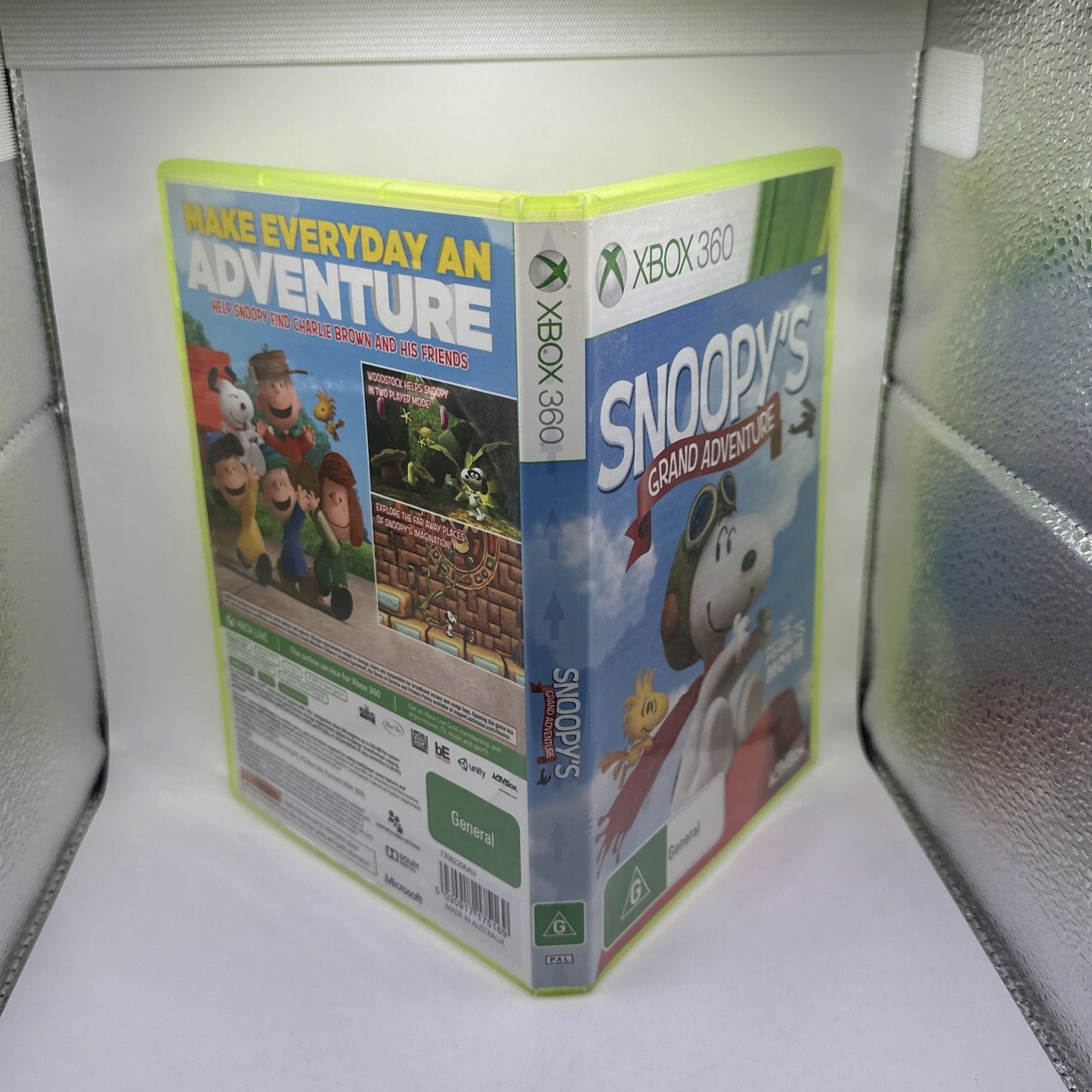 Snoopy's Grand Adventure • Xbox 360 Game + Manual (2015) PAL AUS Snoopy Peanuts