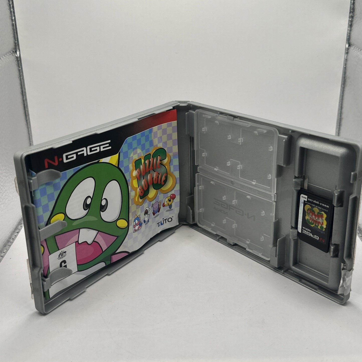Puzzle Bobble VS • Nokia N-GAGE Game + Manual (2003) AUS PAL • Complete CIB