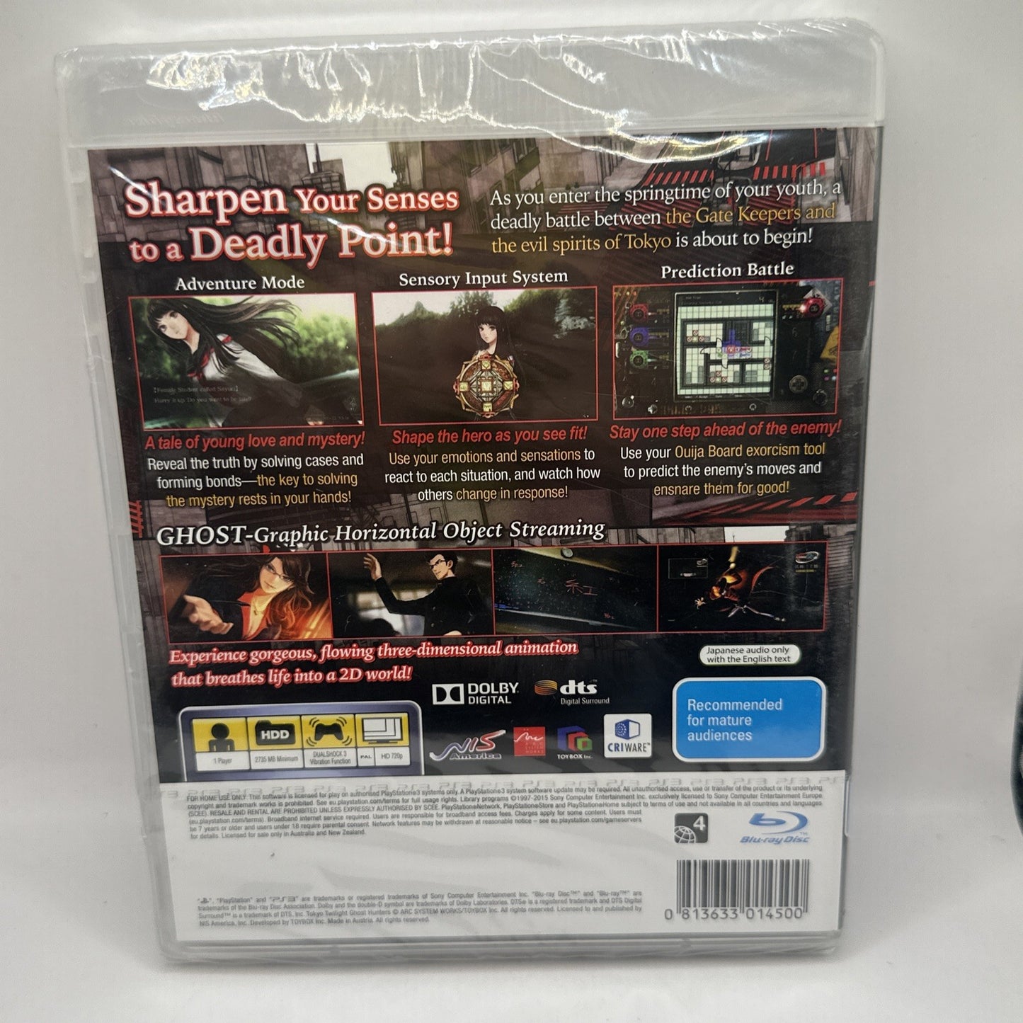 Tokyo Twilight Ghost Hunters • PlayStation 3 PS3 Game **NEW** Read Description