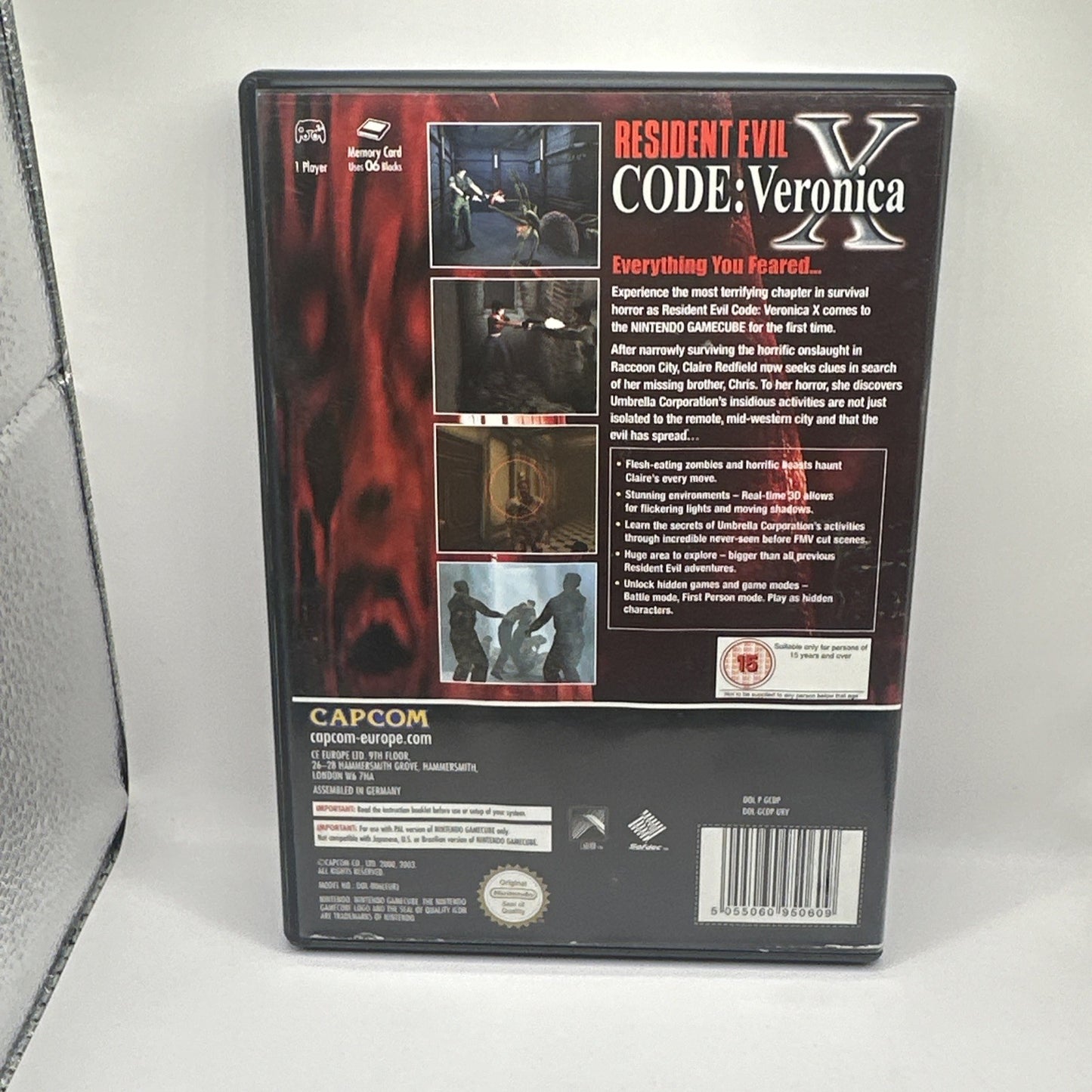 Resident Evil Code: Veronica X (Nintendo GameCube, 2004) PAL Complete