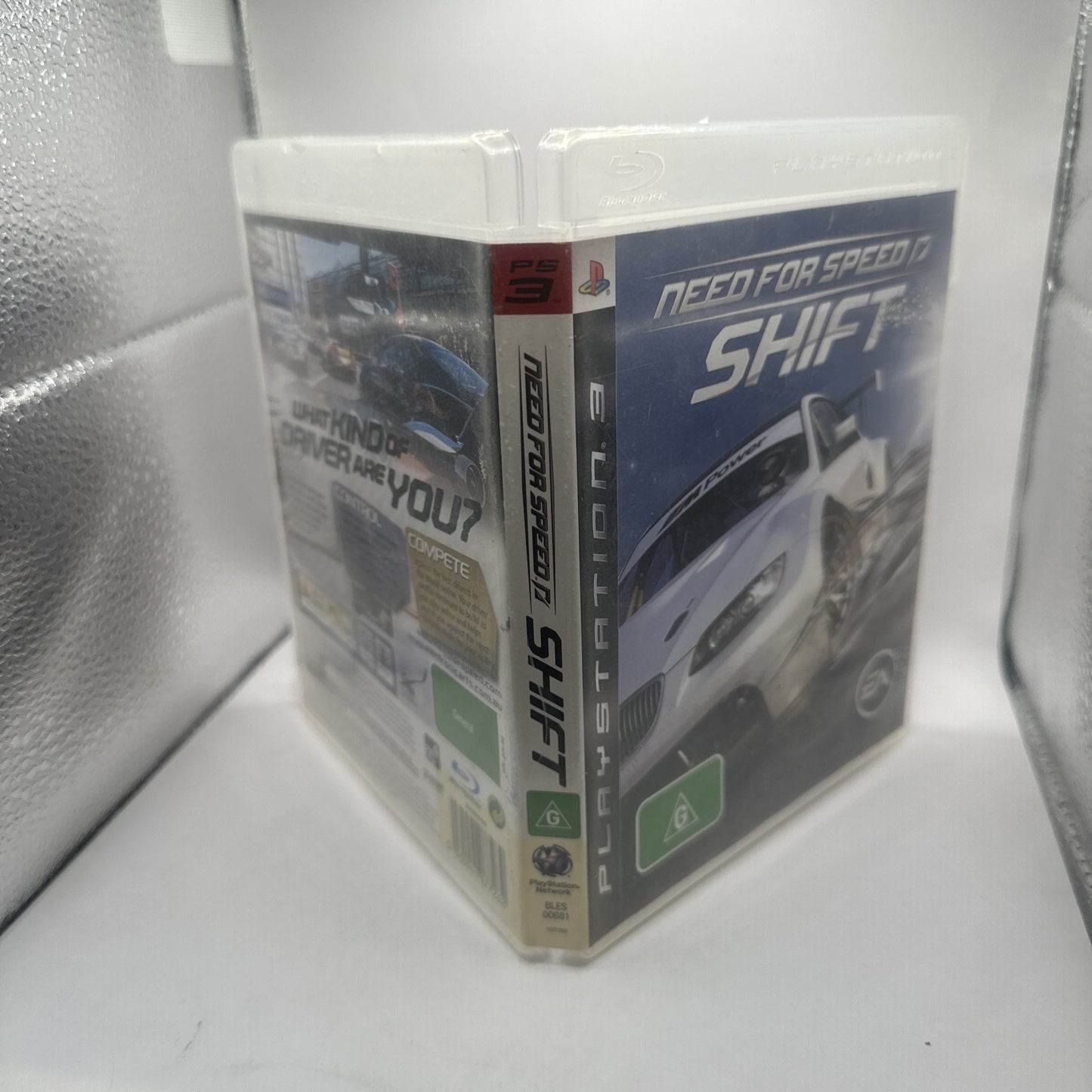 Need For Speed: Shift • Sony PlayStation 3 PS3 Game + Manual (2009) NFS Complete