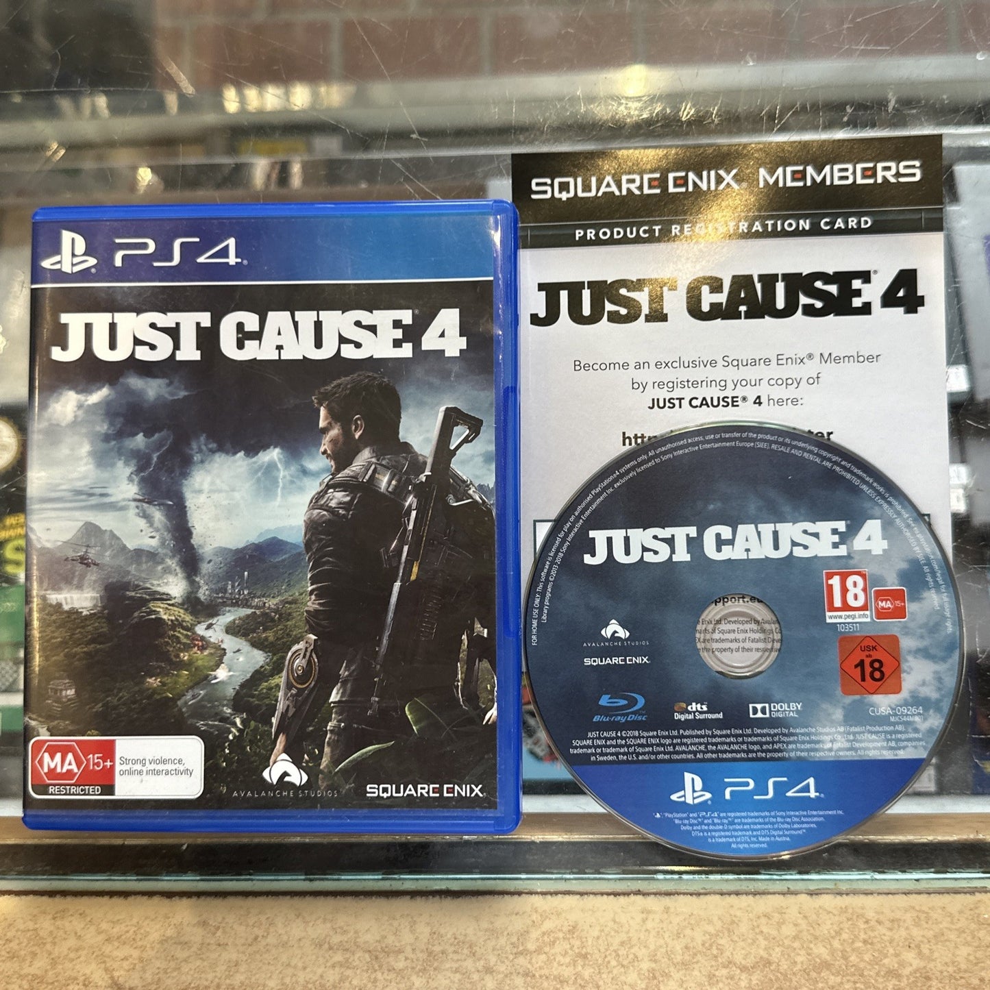 Just Cause 4 • Sony PlayStation 4 PS4 Game (2018) AUS • Square Enix • Complete