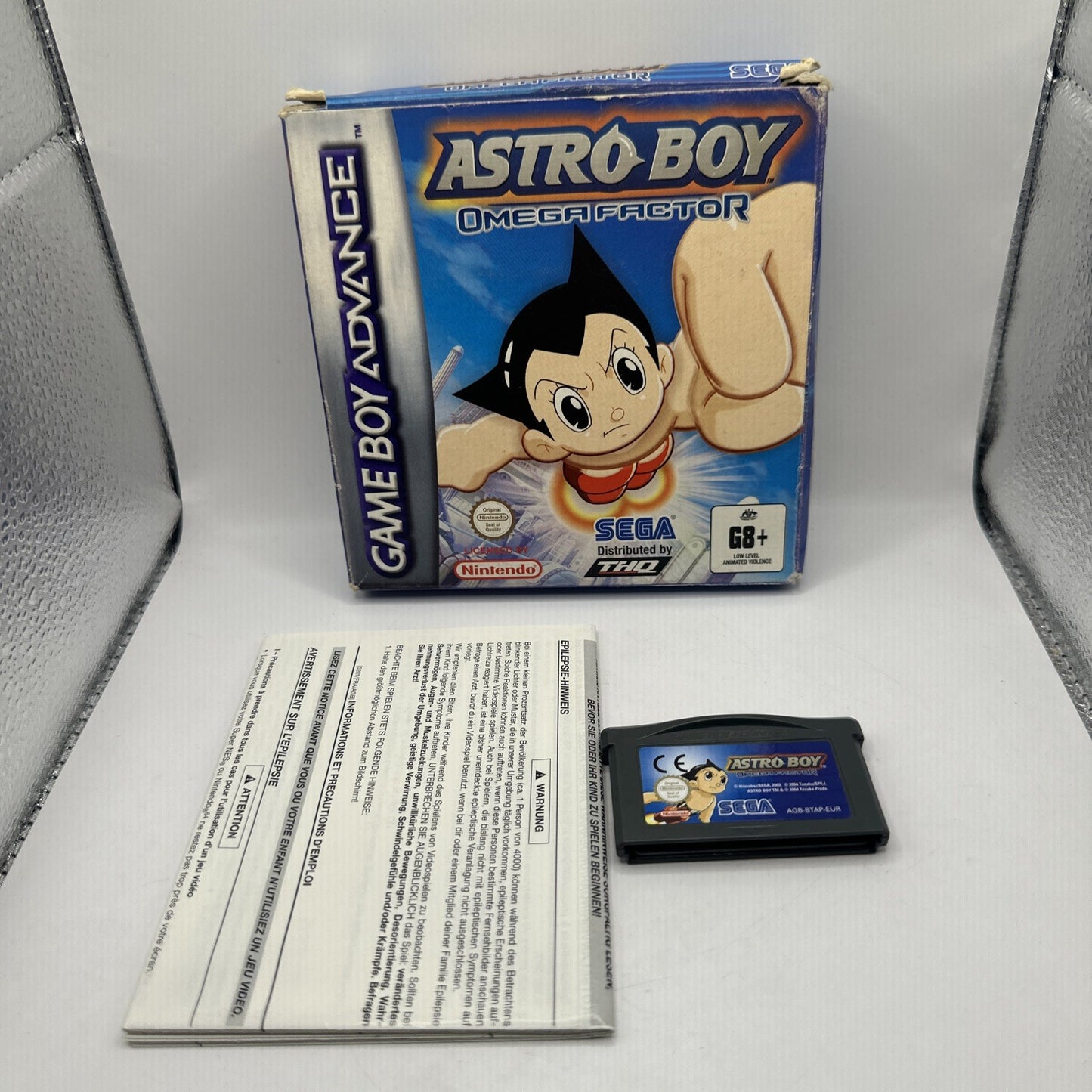 Astro Boy: Omega Factor • Nintendo Game Boy Advance GBA Game In Box Boxed SEGA