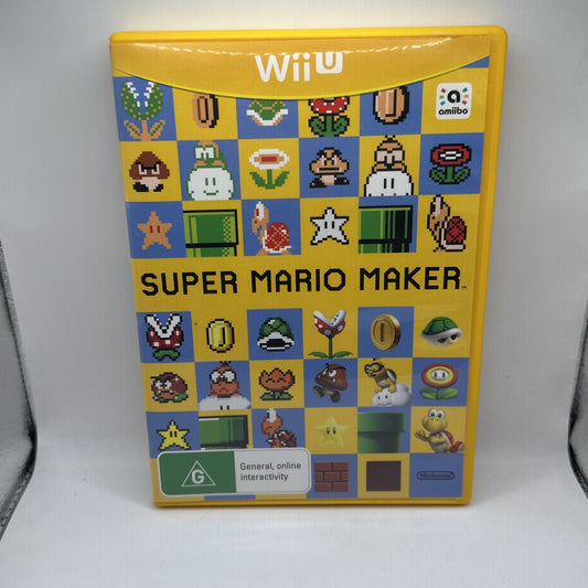 Super Mario Maker • Nintendo Wii U Game (2015) PAL AUS