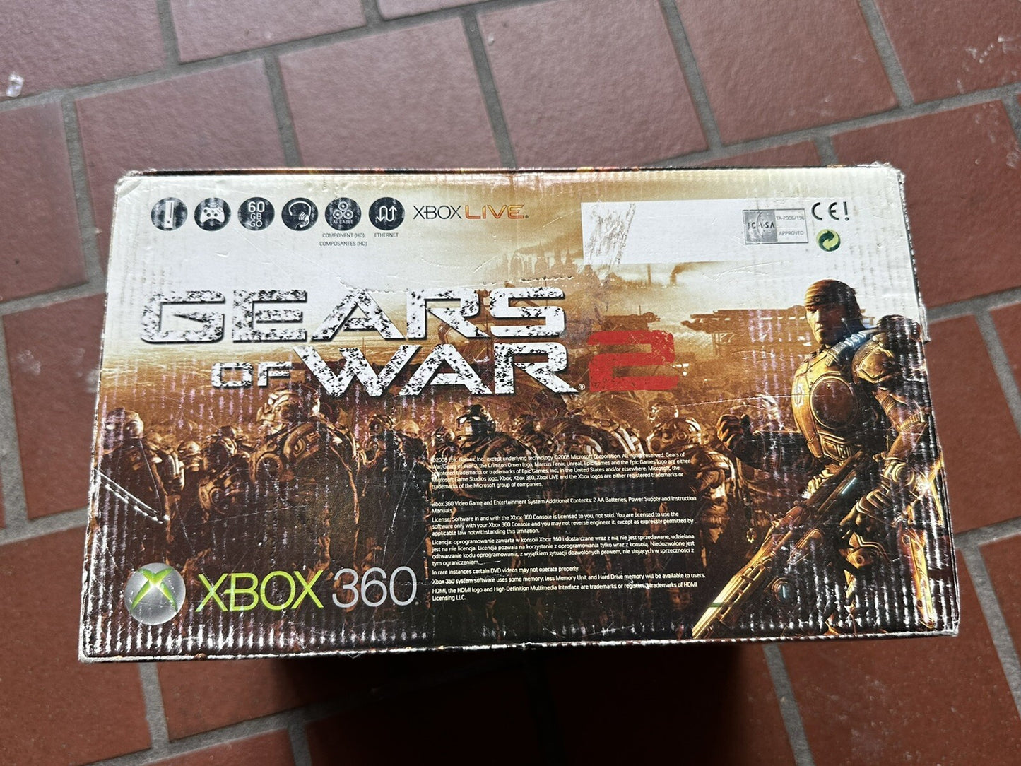 Xbox 360 Console Gears of War 2 Bundle Pack Set PAL **RARE!!**  Boxed • Tested