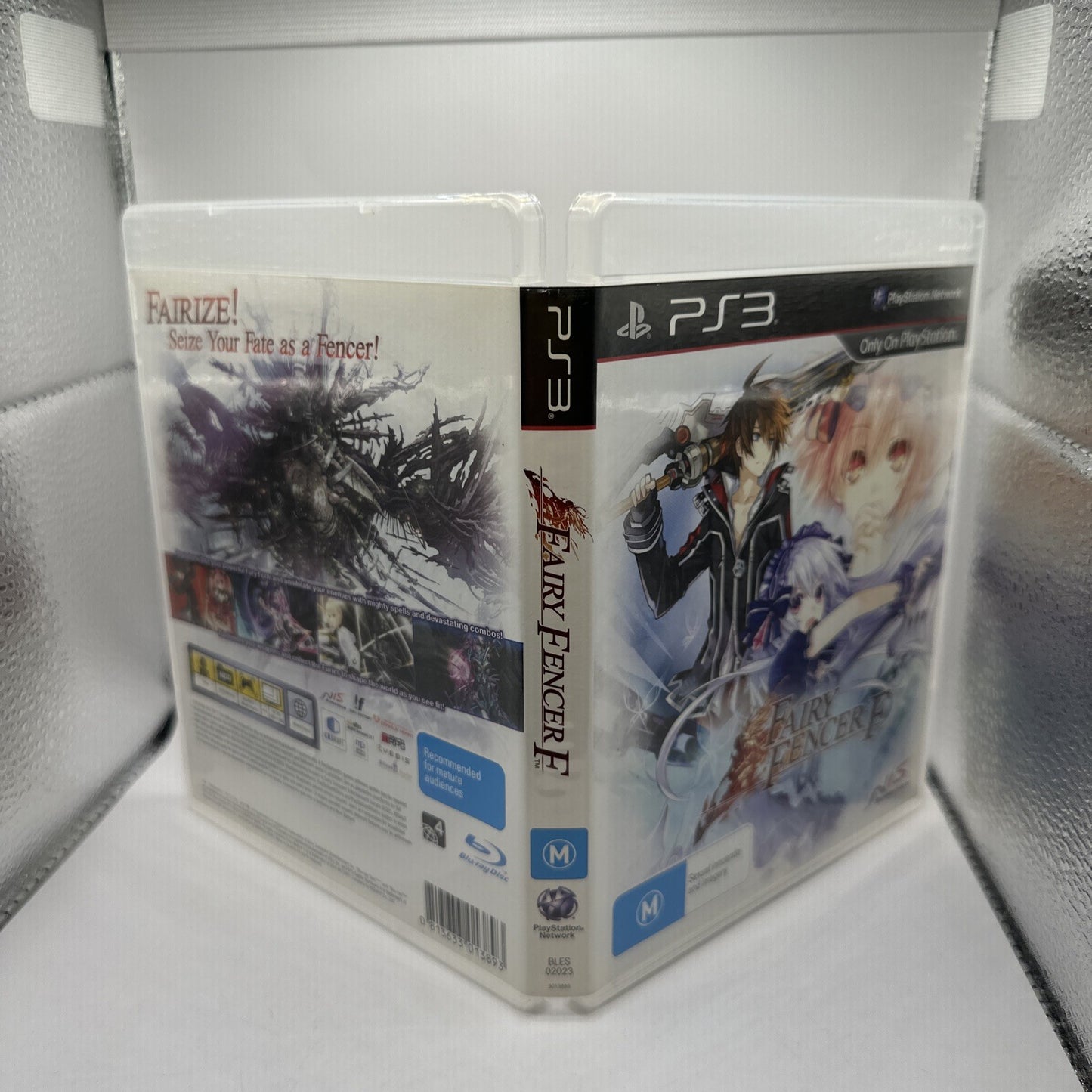 Fairy Fencer F • Playstation 3 PS3 Game + Manual (2014) Australian • NIS JRPG
