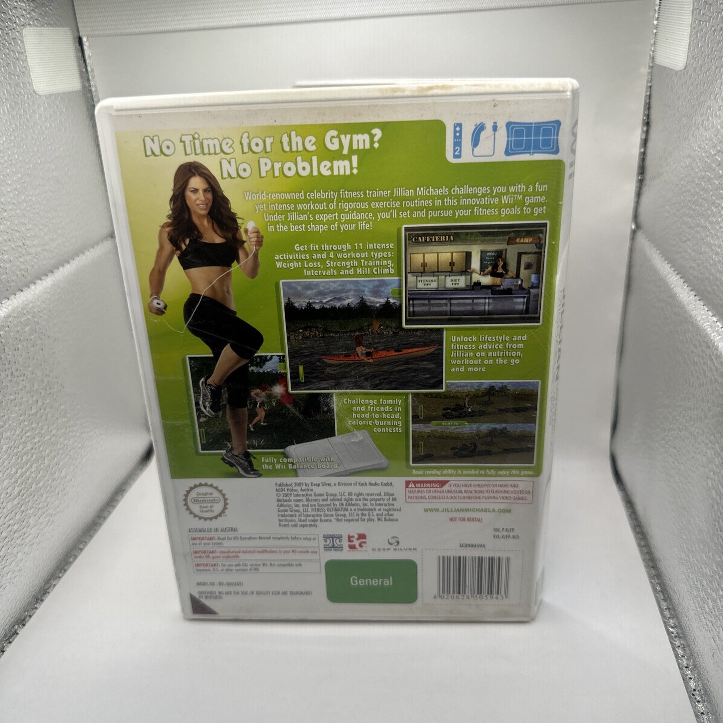 Jillian Michaels: Fitness Ultimum 2009 • Nintendo Wii Game + Manual (Complete)