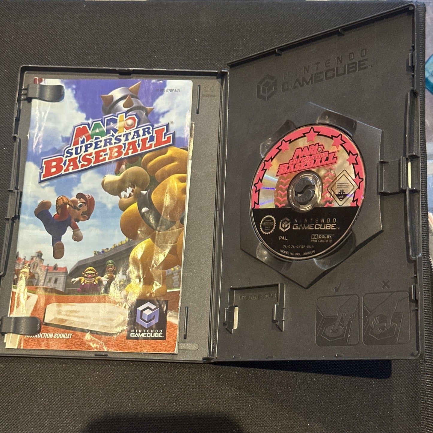 Mario Superstar Baseball • Nintendo GameCube Game + Manual 2005 PAL AUS Complete